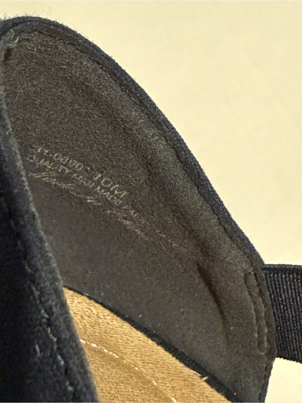 easy street Navy Espadrille Wedge Size 10 - Picture 7 of 11